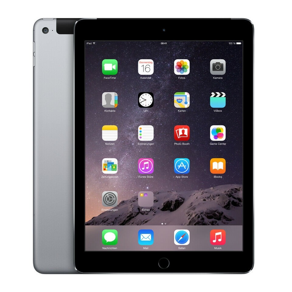 Refurbished Apple iPad Air 2 16GB WiFi + Cellular Spacegrau